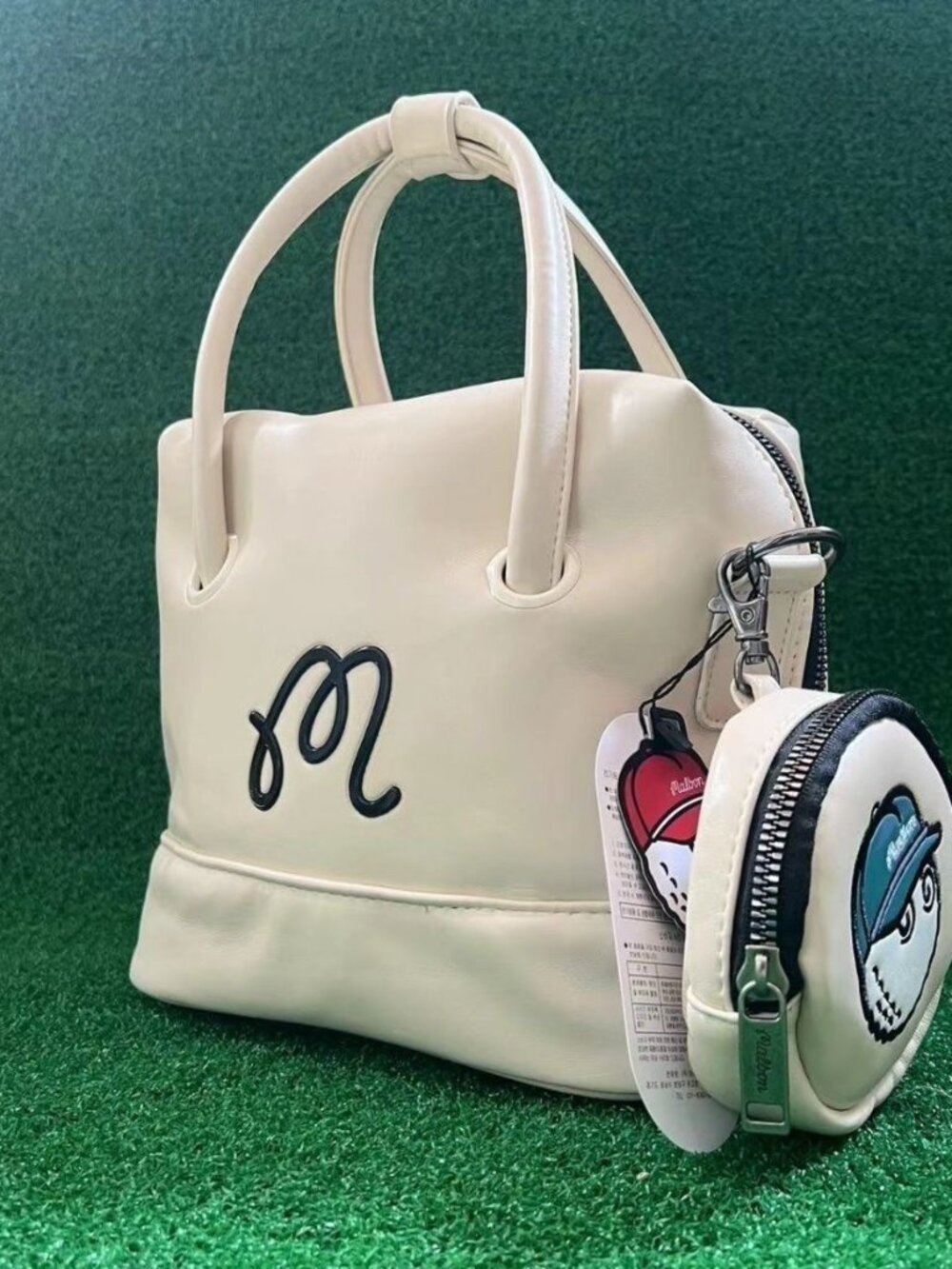 Malbon Golf Bag Fashionable Waterproof Travel Tote Bag with Mini Pouch
